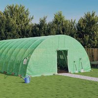 Berkfield Home Greenhouse with Steel Frame Green 120 m² 20x6x2.85 m