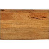 Berkfield Home Table Top Live Edge 50x40x2.5 cm Solid Wood Mango in Brown