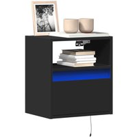TV Wall Cabinets LED Lights 2 pcs 41x31x45 cm x 31 x 45 cm
