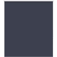 Berkfield Home Roller Blind Blackout Marine 120x175 cm Fabric Width 116.6 cm Polyester in Blue