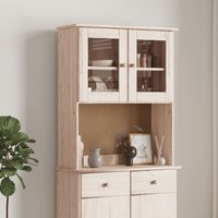 Berkfield Home Dresser Top ALTA 77x30x92 cm Solid Wood Pine in Brown | Size: 77 x 30 x 92 cm