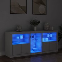 Sideboard LED Lights 162x37x67 cm x 37 x 67 cm