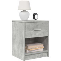 Bedside Cabinets 2 pcs Drawer Concrete Grey 40x34x50 cm x 34 x 50 cm