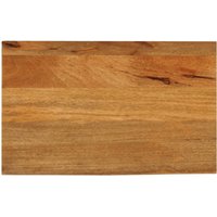 Berkfield Home Table Top Live Edge 60x20x2.5 cm Solid Wood Mango in Brown