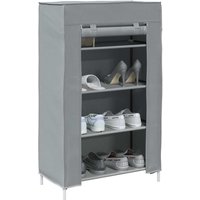 Berkfield Home Shoe Cabinet Grey 60.5x30x97 cm Non-woven Fabric
