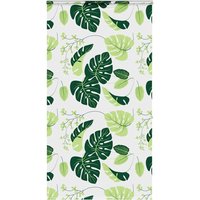 Berkfield Home Shower Roller Blind with Cassette 140x240 cm Fabric Width 136 cm in Green