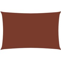 Berkfield Home Sunshade Sail Oxford Fabric Rectangular 5x7 m Terracotta in Orange