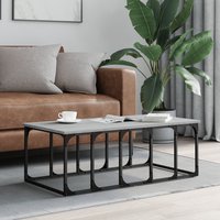Berkfield Home Coffee Table Grey Sonoma 100x50x35.5 cm Engineered Wood