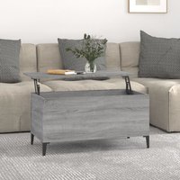 Berkfield Home Coffee Table Grey Sonoma 90x44.5x45 cm Engineered Wood