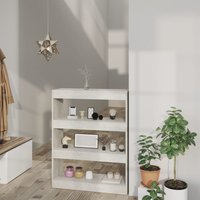 Berkfield Home Book Cabinet/Room Divider Concrete Grey 80x30x103 cm Engineered wood | Size: 80 x 30 x 103 cm