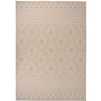 Outdoor Flatweave Rug 120x170 cm Stripes