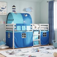 Berkfield Home Bunk Bed without Mattress Blue 80x200 cm Solid Wood Pine