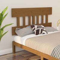 Berkfield Home Bed Headboard Honey Brown 183.5x3x81 cm Solid Wood Pine