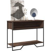 Berkfield Home Console Table Brown Oak 100x35x74.5 cm Engineered Wood