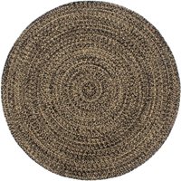 Handmade Rug Jute & Brown 240 cm cm diameter