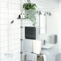 Berkfield Home Towel Rail 47x280 cm Aluminium in Silver