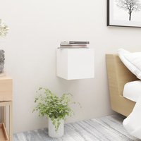 Berkfield Home Bedside Cabinet White 30.5x30x30 cm Engineered Wood
