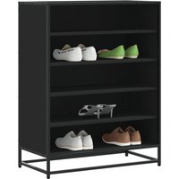 Shoe Cabinet 75x38x97.5 cm Engineered Wood & Metal