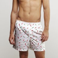 Chilli Pepper Cotton Poplin Print Boxer Shorts