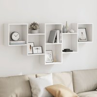 Wall Shelf 159x18x66 cm Engineered Wood x 18 x 66 cm
