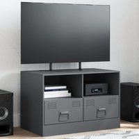 TV Cabinet Anthracite 67x39x44 cm Steel x 39 x 44 cm