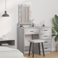 Dressing Table LED Lights Sonoma 50x41x140 cm x 41 x 140 cm