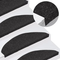 Stair Mats Self adhesive 15 pcs 65x22.5x3.5 cm