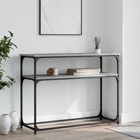 Berkfield Home Console Table Grey Sonoma 100x35.5x75 cm Engineered Wood