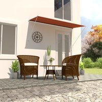 Berkfield Home Retractable Awning 300x150 cm Orange & Brown