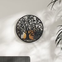 Mirror 40x2.5 cm Iron Round Indoor Use