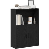 Bookcase Oak 60x24x85 cm Engineered Wood x 24 x 85 cm