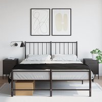 Berkfield Home Bedside Cabinets 2 pcs Black 36x39x50.5 cm Steel