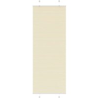 Berkfield Home Pleated Blind Cream 80x200 cm Fabric Width 79.4 cm Polyester