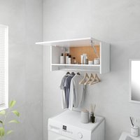 Berkfield Home Wardrobe White 70x32.5x35 cm Engineered Wood