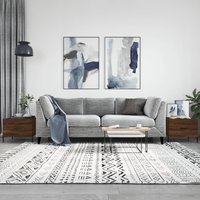 Berkfield Home Coffee Tables 2 pcs Brown Oak 50x50x40 cm Engineered Wood | Size: 50 x 50 x 40 cm