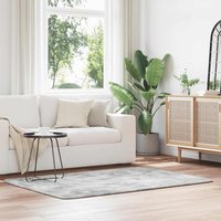 Shaggy Rug High Pile NAVARRA Light Grey 120x170 cm Polyester
