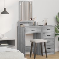 Dressing Table Drawers Grey Sonoma 50x41x140 cm x 41 x 140 cm