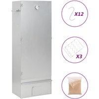 BBQ Oven Smoker Wood Chips 44.5x29x110 cm Galvanised steel