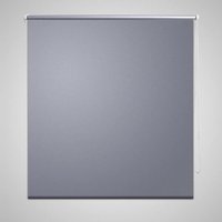 Berkfield Home Roller Blind Blackout 140 x 230 cm Grey