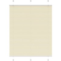 Berkfield Home Pleated Blind Cream 105x150 cm Fabric Width 104.4 cm Polyester
