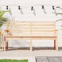 Berkfield Home Garden Bench 159.5x48x91.5 cm Solid Wood Pine in Brown