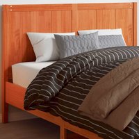 Berkfield Home Headboard Wax Brown 150 cm Solid Wood Pine