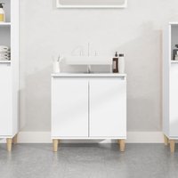 Berkfield Home Sink Cabinet White 58x33x60 cm Engineered Wood | Size: 58 x 33 x 60 cm