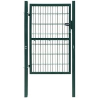 Berkfield Home 2D Fence Gate (Single) Green 106 x 230 cm
