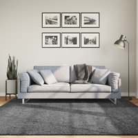 Rug OVIEDO Short Pile Anthracite 200x200 cm