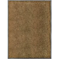 Berkfield Home Doormat Washable Brown 90x120 cm