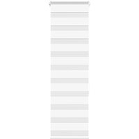Berkfield Home Zebra Blind White 50x150 cm Fabric Width 45.9 cm Polyester