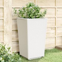 Garden Planters 2 pcs 32.5x32.5x57 cm PP