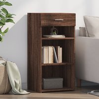 Berkfield Home Sideboard Brown Oak 45x42.5x93 cm Engineered Wood