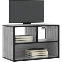 TV Cabinet Sonoma 60x31x39.5 cm Engineered Wood & Metal